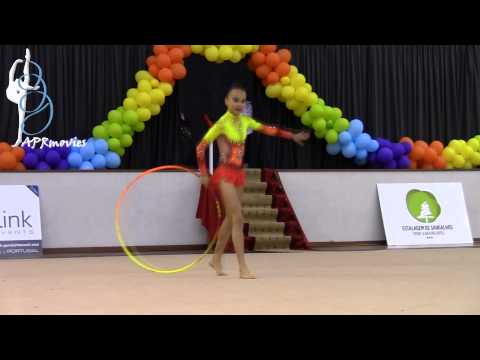 Elina Vildere - Riga Gymnastics School (LAT) - Arco (Hoop) - Junior Final - TInGyR 2015