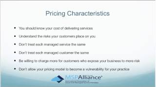 The Best Way to Price, Market and Sell Your Managed Services Offerings