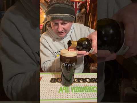Guinness Christmas Challenge Day Eight. Split the G with a straw, blindfolded. #splittheg