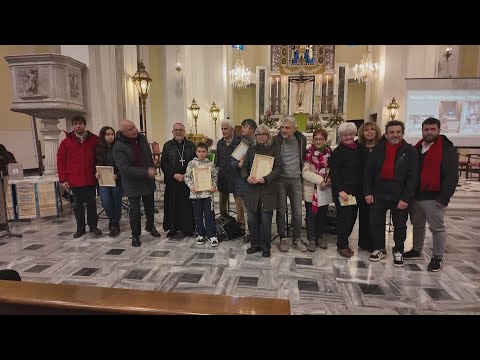 Cerimonia di premiazione della 38ª edizione del concorso Presepi in Fontanabuona