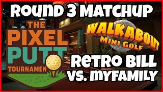 Pixel Putt Tournament Round 3 Match Who Will Make Final Four?