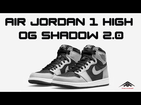 Nike Air Jordan 1 High OG Shadow 2 0 Shoes Exclusive Look & Release Date + Price 2021