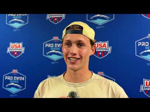 Carson Foster: "I definitely feel like I'm swimming the best I've ever swam consistently"