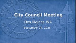 City Council Meeting September 24, 2026