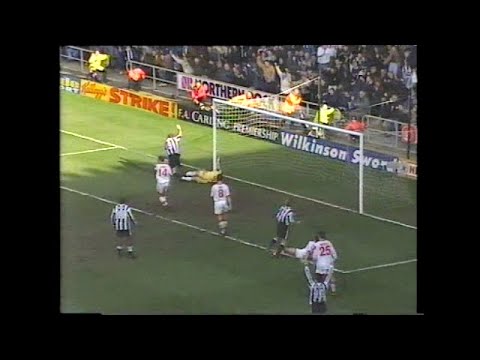 Newcastle United 1  Sunderland 1 - 1996/97 (Pr) - 06/04/97