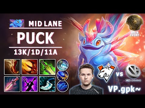 TI 10 | VP.gpk~ | Puck Mid | Virtus.Pro vs Vici Gaming | Main Event | TI Player View