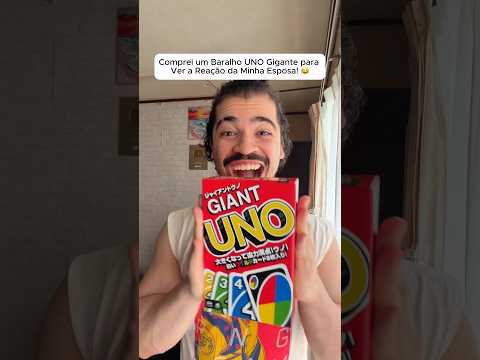 Comprei um UNO Gigante para Ver a Reação da Kaho! 😂