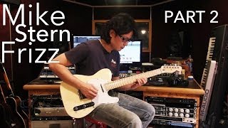 Kit Tang - Frizz by Mike Stern - INTRO Guitar Lesson - Part2 (Second Guitar)