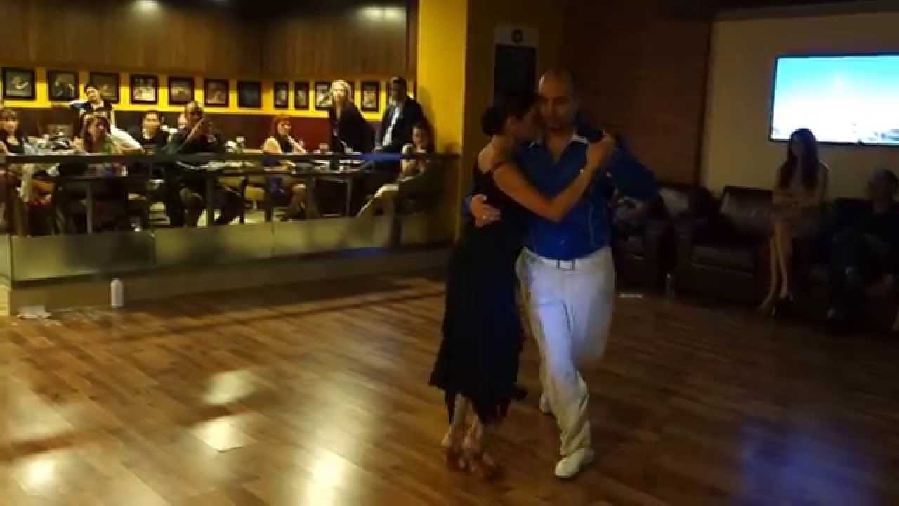 Facundo Gil Jauregui & Maya Saliba - Milonga Portena performance at Cafe Martinez Dubai