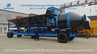 YHZM type portable concrete mixing station with drum mixer mobile concrete plant for sale - Image 6 | Machineryline SL New YHZM type portable concrete mixing station with drum mixer mobile concrete plant | Image 6 - Machineryline