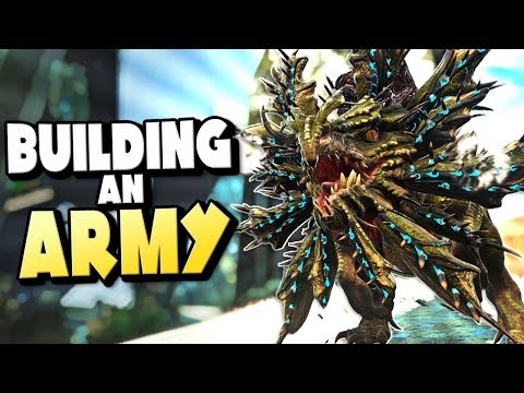 BUILDING A VELONOSAUR ARMY | ARK Extinction DLC Ep 19
