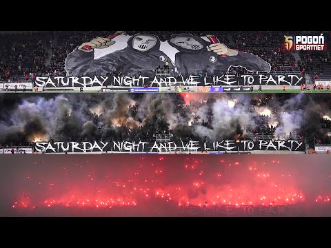 Wspólna Oprawa POGONI i WISŁY podczas meczu sparingowego :: 11.10.2025