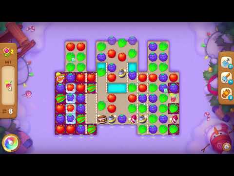 Gardenscapes 661 Level - 18 moves - NO BooSTERS