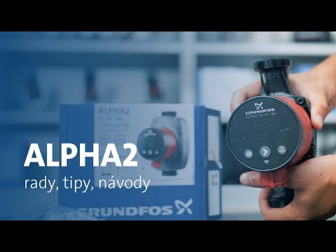 Oběhové čerpadlo ALPHA2 - rady, tipy, návody