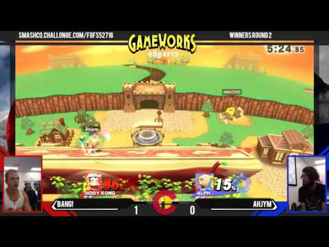 FGF - Bang! (Diddy Kong) Vs. Ahjym (Bayonetta, Olimar) - WR2