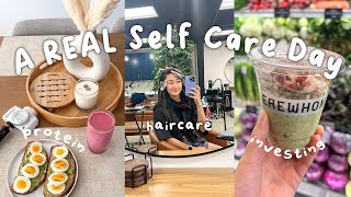 Self Care Vlog: my hair transformation, productive work, & book club 📚