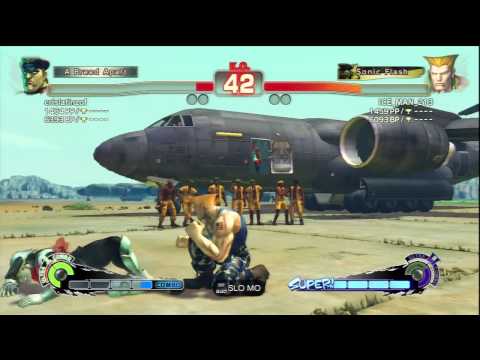 crislatinzof (M.Bison) Vs ICE_MAN_213 (Guile) SSF4/AE Ranked Matches - PSN