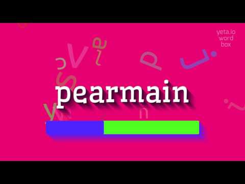PEARMAIN - How to pronounce it?