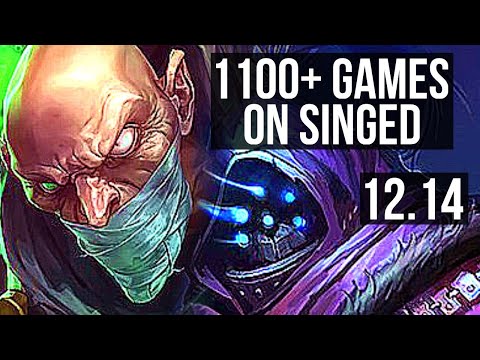 SINGED vs JAX (TOP) | 2/1/10, Rank 7 Singed, 1100+ games, 1.1M mastery | KR Grandmaster | 12.14