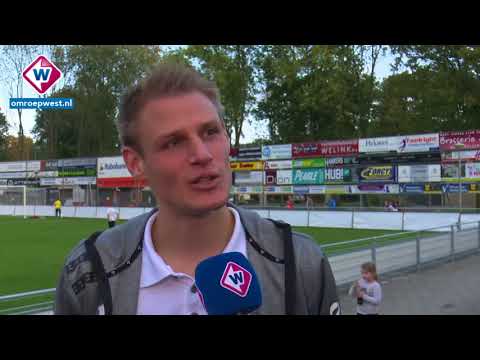 Reactie Katwijk-speler Bennie van Noord na de winst op HHC Hardenberg