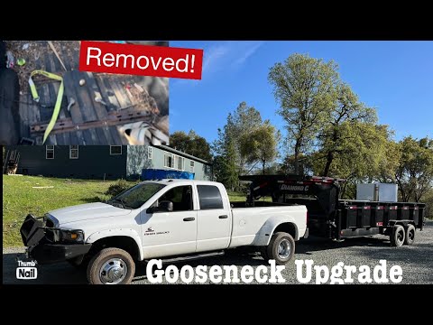 Now we can safely gooseneck tow! B&W turnover ball install