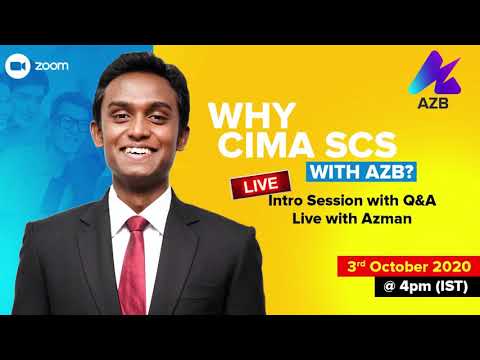 Pass the CIMA SCS NOV'20 with AZB - Announcement | CIMA Strategic Case Study (SCS) February 2021