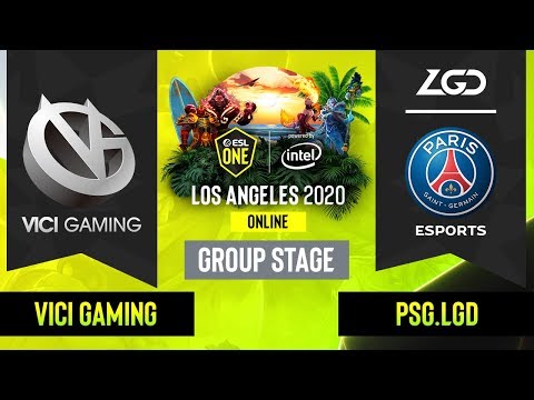 Dota2 - Vici Gaming vs. PSG.LGD - Game 1 - Group Stage - CN - ESL One Los Angeles