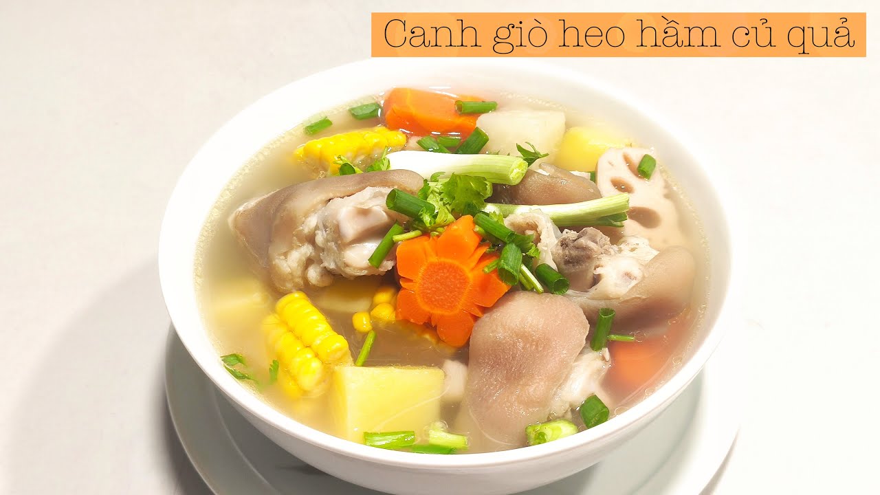 Canh Rau Củ Hầm Xương