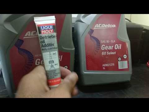 Car gear oil change