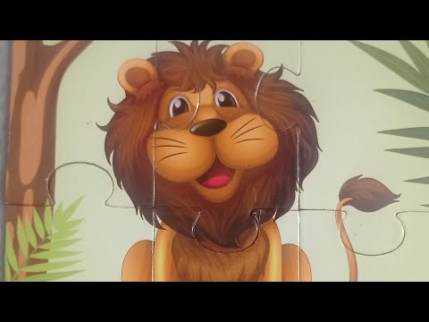 lion puzzle kids play