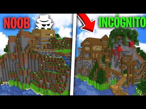 ME PASÉ POR NOOB para TRANSFORMAR SU CASA en Minecraft 😇