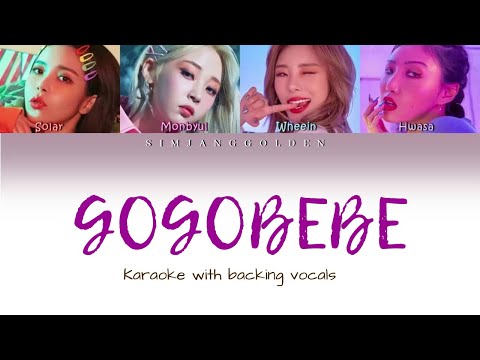 MAMAMOO(마마무) _ gogobebe(고고베베) - Karaoke (instrumental) with backing vocals