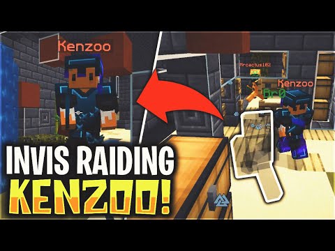 INVIS RAIDING KENZOO... (INSANE) | Minecraft HCF