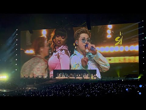 28112021 BTS Butter ft Megan Thee Stallion concert in LA sofi stadium ptd permission to dance