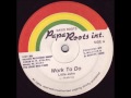 Sly & Robbie - Work Dub - 12" Papa Roots Int - DIGITAL Take Five Riddim 80's DANCEHALL