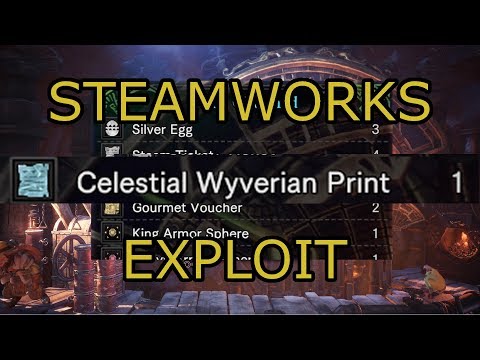 MHW IB Steamworks save exploiting - celestial print guide (Iceborne early game)
