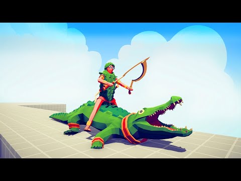 BEASTMASTER vs EVERY UNIT (Crocodile Rider) | TABS - Totally Accurate Battle Simulator