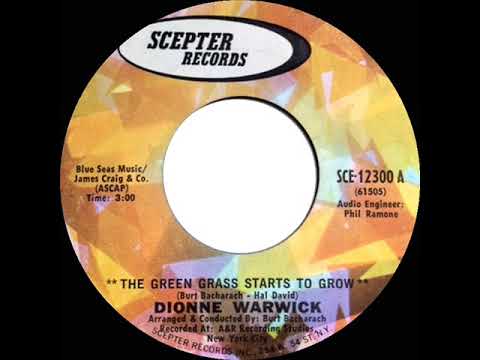 1971 HITS ARCHIVE: The Green Grass Starts To Grow - Dionne Warwick (mono 45)