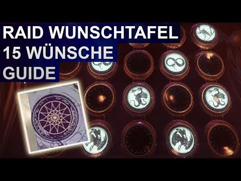 Destiny 2 Forsaken: Raid Wunschtafel 15 Wünsche Guide (Deutsch/German)