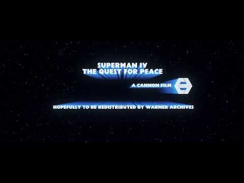 Superman IV New Closing/End Credits In Original Film Style