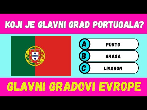 Kviz | Mozes li pogoditi sve glavne gradove Evrope?