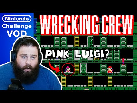 [VOD] Beating EVERY Nintendo Game | VS. Wrecking Crew | Game #83
