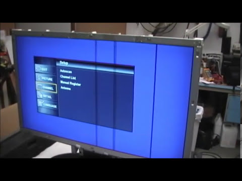 LCD TV Repair Secrets - Vertical Lines on the Screen