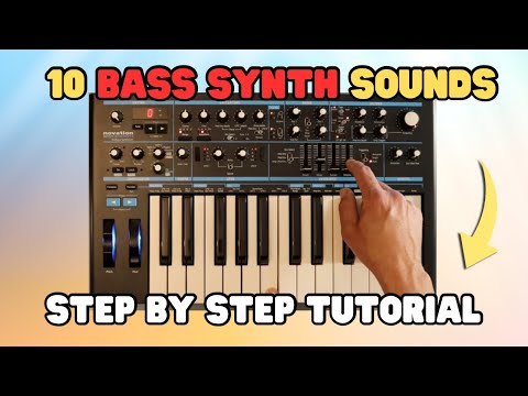 Creating 10 MONO Synth Bass Sounds from Scratch + Default Patch!
