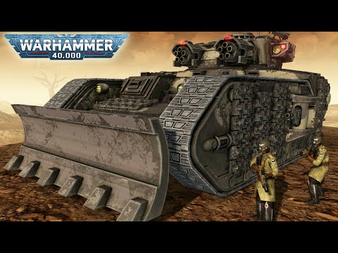 MEN OF WAR: WARHAMMER 40K MOD - Steel Legion vs Blood Pact (4K)