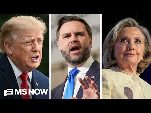 BOMBSHELL report: JD Vance privately advised Clinton's 2016 campaign AGAINST Trump