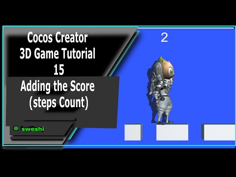 Cocos Creator Mind Your Step 3D Game Tutorial 15  - Adding the Score or Steps Count