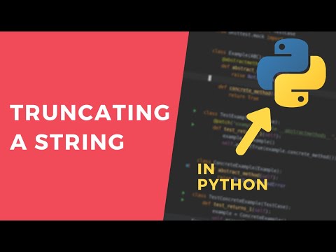 Truncating A String 1 Minute Python Tutorial Shorts