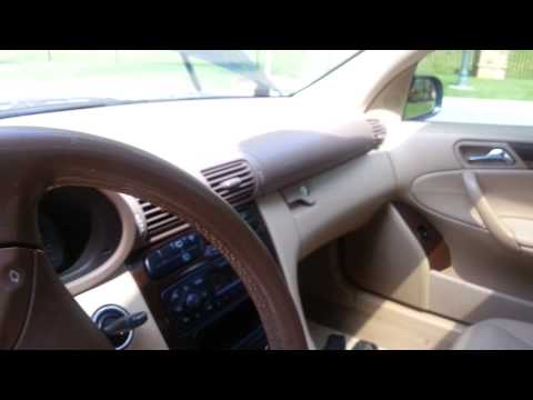 2003 Mercedes-Benz C240 engine and interior