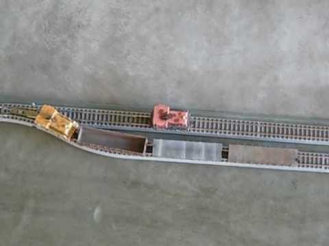 Nn3 Searails GE25T and MTL cars testing on Rokuhan R127mm Switch